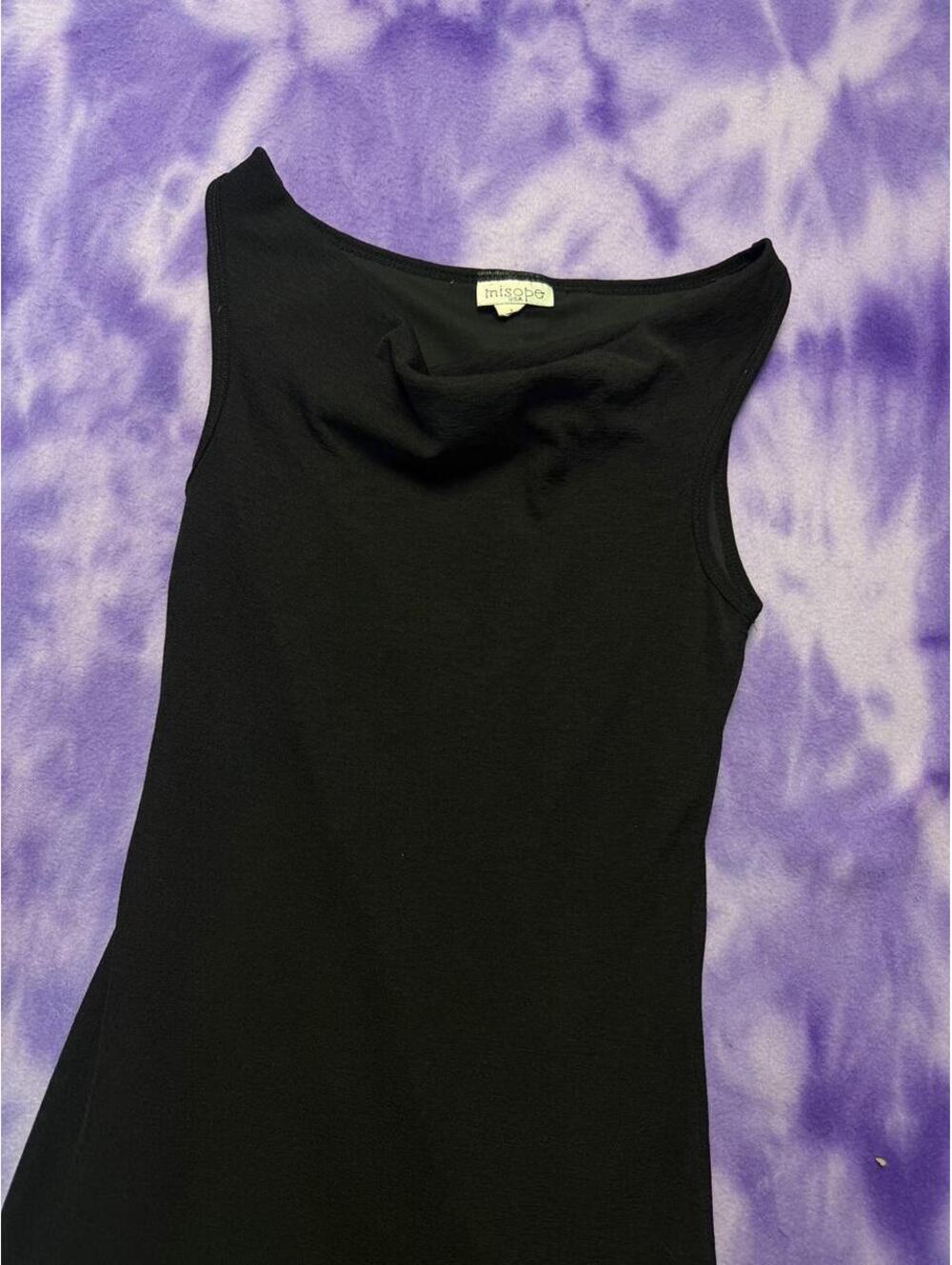 Misope USA vtg y2k cowl neck midi dress